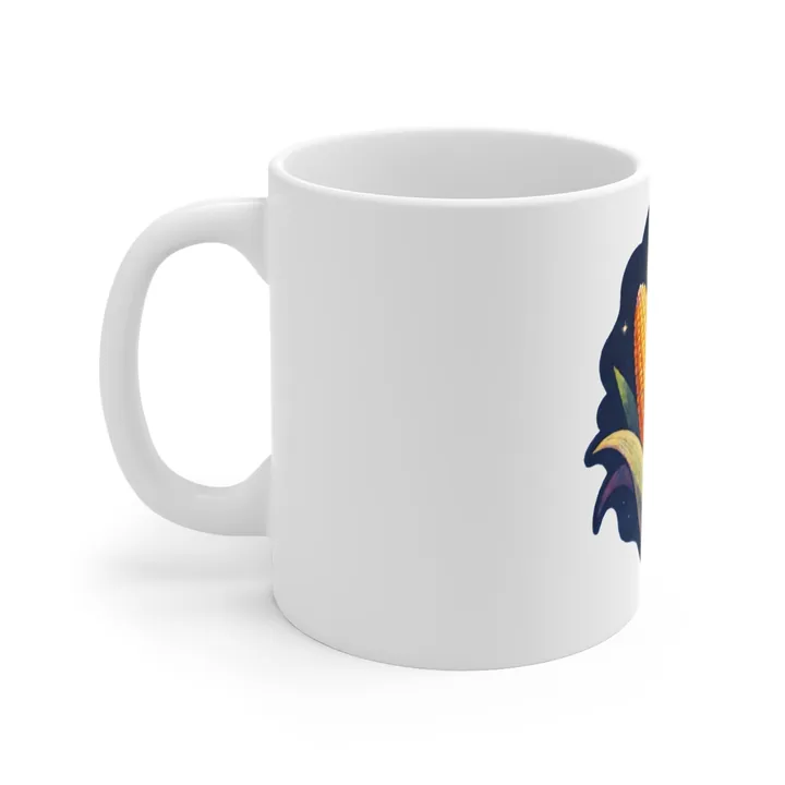 Moonlit Corn Husks Mug (11 oz), flat view