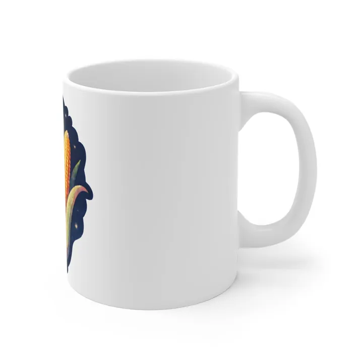 Moonlit Corn Husks Mug (11 oz), flat view