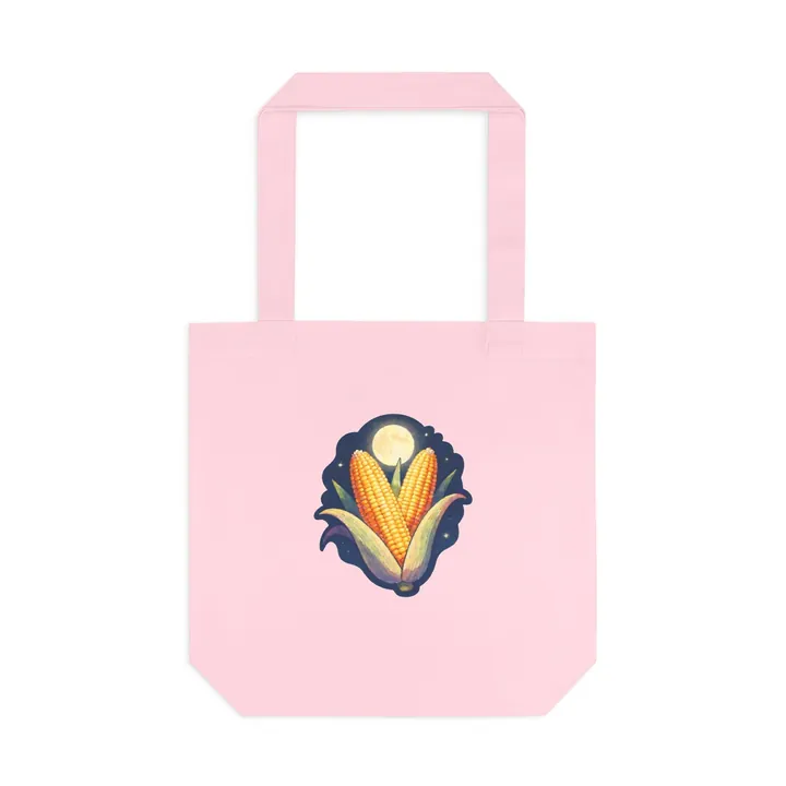 Moonlit Corn Husks Tote Bag, flat view