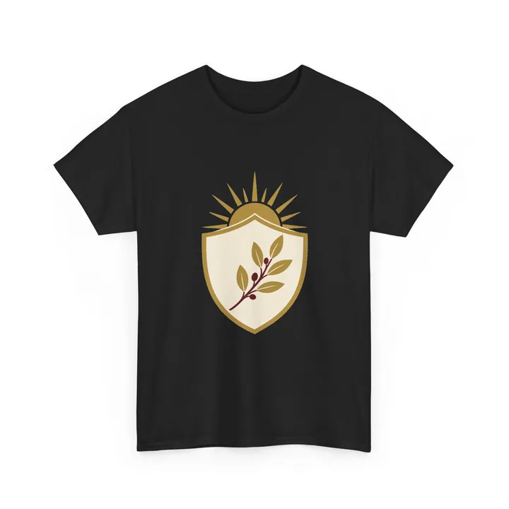 Olive Branch Shield T-Shirt product photo