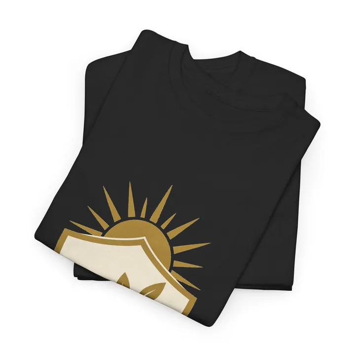 Olive Branch Shield T-Shirt, flat view