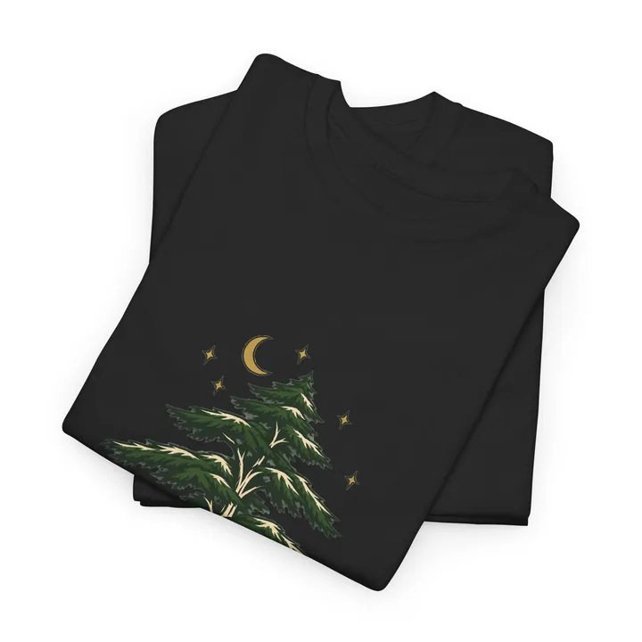 Quiet Cedar Night-Sky T-Shirt, flat view