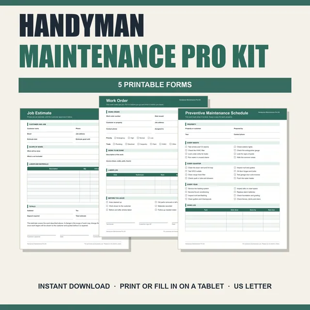 Handyman maintenance pro kit preview